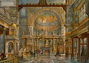 Restaurierung von Alt-St. Peter, Rom, 1907 von HW Brewer