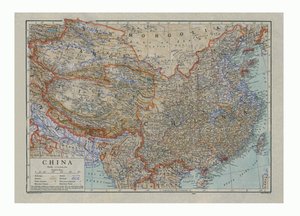 Karte von China, ca. 1910