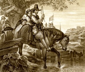 Karl II. in Verkleidung, unterstützt bei seiner Flucht von Jane Lane, 1651, 19. Jahrhundert