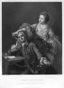 Garrick und seine Frau, 1757 19. Jahrhundert