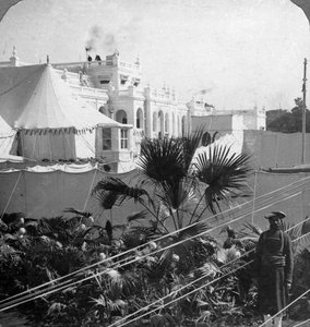 Das Lager des König-Kaisers. Delhi, Indien, 1912