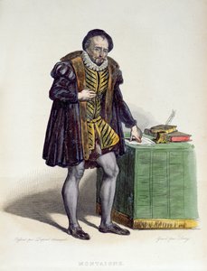 Michel Eyquem de Montaigne (1533-92) aus 