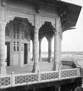 Jasmin-Turm, Agra-Fort, Agra, Indien, frühes 20. Jahrhundert