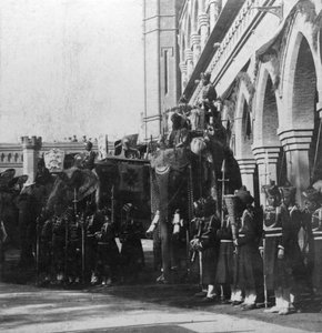 Der Vizekönigselefant, Delhi, Indien, 1900er Jahre