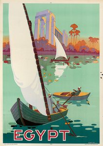 Plakat, das Ägypten bewirbt