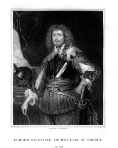 Edward Sackville, 4. Earl of Dorset, englischer Soldat und Staatsmann, 1829