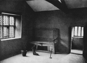 Innenraum von Robins Hoods Zimmer, um 1910, 1912 von H. Robinson