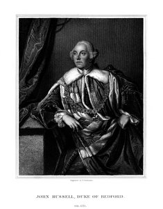 John Russell, 4. Herzog von Bedford, britischer Staatsmann, 1832