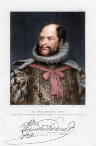Prinz Augustus Frederick, Herzog von Sussex, 19. Jahrhundert von H. Robinson