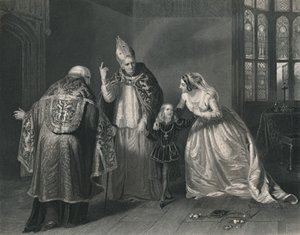 Königin Elizabeth und der Herzog von York. König Richard III., um 1870