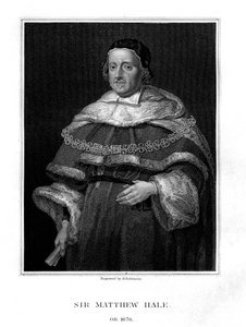 Sir Matthew Hale, Lord Chief Justice von England
