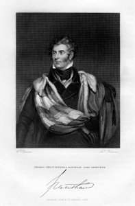 Thomas Philip Weddell Robinson, Lord Grantham, 1829 von H. Robinson