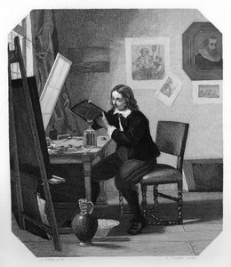 Cornelis Visscher, niederländischer Kupferstecher des 17. Jahrhunderts, ca. 1870
