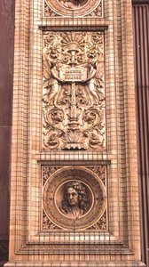 Detail der Fassade der Hamburger Kunsthalle (Foto)