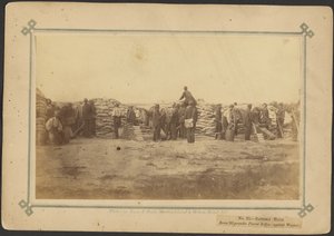 Batterie Hays, sieben 30-Pfünder Parrot-Gewehre, gegen Wagner
