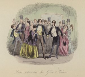 Illustration für Lewis Arundel oder Die Eisenbahn des Lebens von Frank E. Smedley von after Hablot Knight Browne
