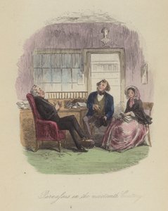 Illustration für Lewis Arundel oder Die Eisenbahn des Lebens von Frank E. Smedley von after Hablot Knight Browne