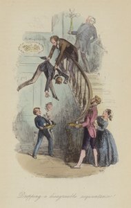 Illustration für Lewis Arundel oder Die Eisenbahn des Lebens von Frank E Smedley von after Hablot Knight Browne