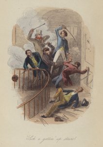 Illustration für Lewis Arundel oder Die Eisenbahn des Lebens von Frank E. Smedley von after Hablot Knight Browne