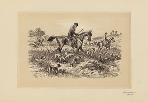 Jagdszenen, Nr. 1, Auf dem Weg zur Deckung von Hablot Knight (1815 92) Browne