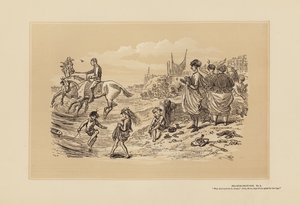 Skizzen am Meer, Nr. 2, Es ist so gut für die Beine (Gravur) von Hablot Knight (1815 92) Browne