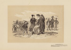 Seaside-Skizzen, Nr. 4, Die drei Esel von Hablot Knight (1815 92) Browne