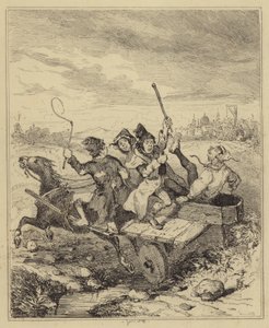 Ein irisches Totenfest von Hablot Knight Browne