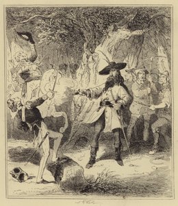 Courtenay erschießt Leutnant Bennett von Hablot Knight Browne