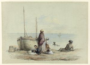 Familie am Strand