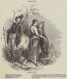 Großes Historisches Lilt von Hablot Knight Browne