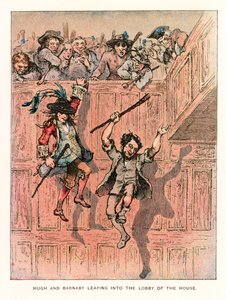 Illustration für Barnaby Rudge von Hablot Knight Browne