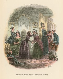 Illustration für Dombey und Sohn von Hablot Knight Browne