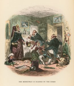 Illustration für Dombey und Sohn von Hablot Knight Browne