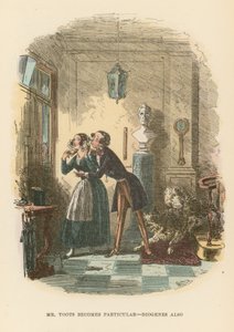 Illustration für Dombey und Sohn von Hablot Knight Browne