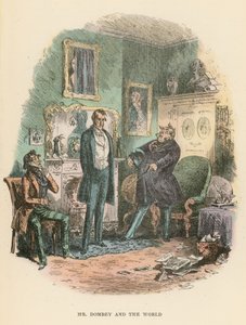Illustration für Dombey und Sohn von Hablot Knight Browne