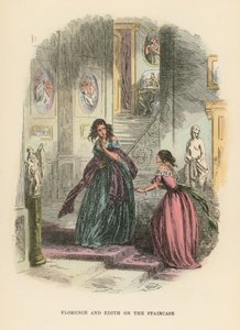 Illustration für Dombey und Sohn von Hablot Knight Browne