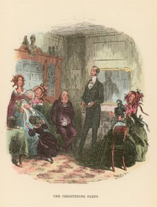 Illustration für Dombey und Sohn von Hablot Knight Browne