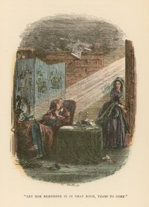 Illustration für Dombey und Sohn von Hablot Knight Browne