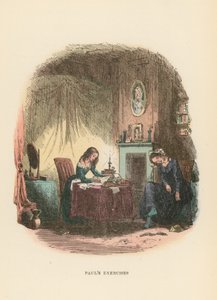 Illustration für Dombey und Sohn von Hablot Knight Browne