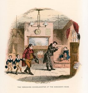 Illustration für Nicholas Nickleby von Hablot Knight Browne