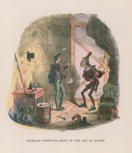 Illustration für Nicholas Nickleby von Hablot Knight Browne