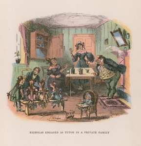 Illustration für Nicholas Nickleby von Hablot Knight Browne