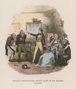 Illustration für Nicholas Nickleby von Hablot Knight Browne