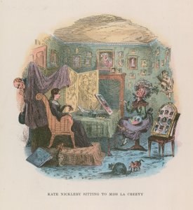 Illustration für Nicholas Nickleby von Hablot Knight Browne