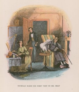 Illustration für Nicholas Nickleby von Hablot Knight Browne