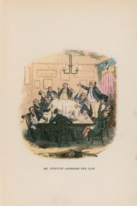 Illustration für Pickwick-Papiere von Hablot Knight Browne