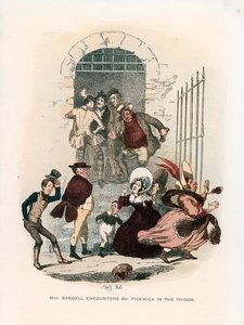 Illustration für die Pickwick-Papiere von Hablot Knight Browne
