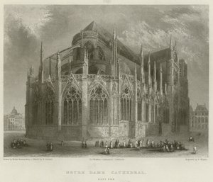 Kathedrale Notre-Dame, Ostende von Hablot Knight Browne
