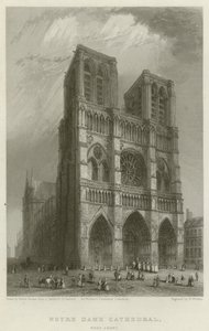 Kathedrale Notre-Dame, Westfassade von Hablot Knight Browne