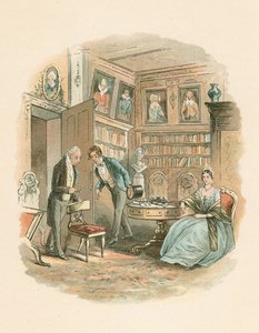 Szene aus Bleak House von Charles Dickens, 1852-1853